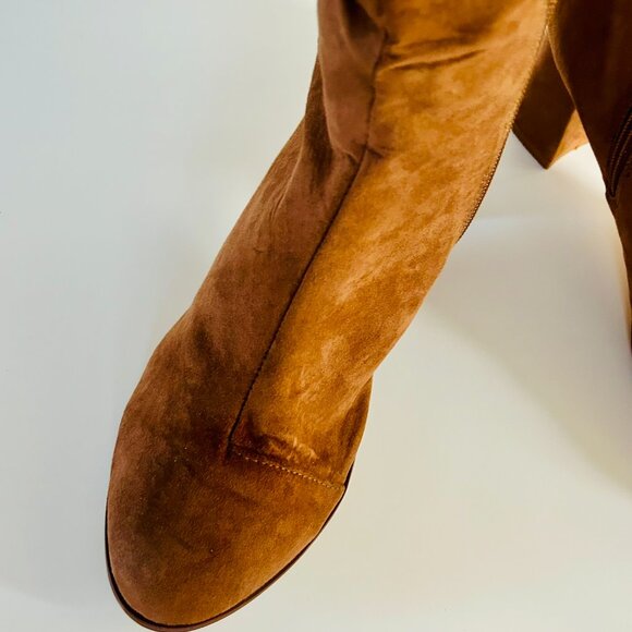 Eloquii Over-the-Knee Boots in Chestnut Size 10W - Picture 9 of 9